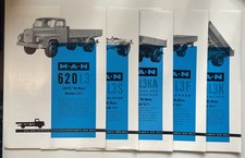 5 Stück Prospekt 1960er Jahre