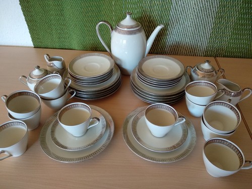 Kaffeeservice mit goldrand - kaffeeservice,