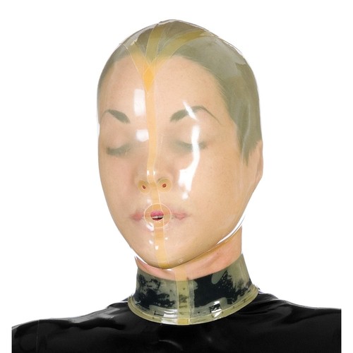 Transparent latex gummi - gummi, maske