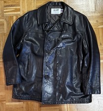SCHOTT NYC Leather Peacoat