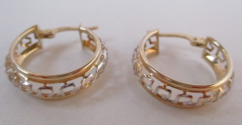 Elegante 585er gold - elegante, ohrringe