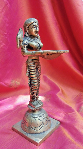 Apsara öllampe antike - Öllampe, statue