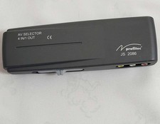 Audio - Videoumschalter 4 Eingänge 1 Ausg Cinch schaltbar  - Profitec JS2086