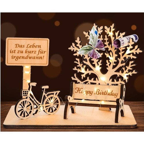 Holz geldgeschenk geburtstag - geldgeschenk,