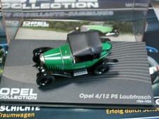 Opel Colection  Serie " Opel 4 "Laubfrosch, 12 PS " 1924-1926 "  Modell 1:43
