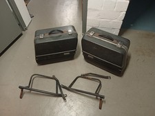 Kawasaki GT 550 Koffer und Halterung Seitenkoffer Schwarz