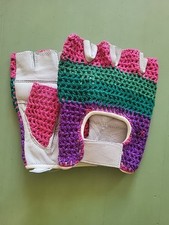 Fingerlose Handschuhe Cabrio Auto Fahrrad Retro Vintage  Gr S-M -L Neu