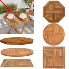 Tischplatte Massivholz Teak