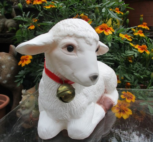 Niedlich gartenfigur schaf - gartenfigur,