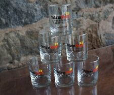 6 Whisky Becher Gläser mit Werbe Aufdruck Voltaren Dispers Whiskygläser