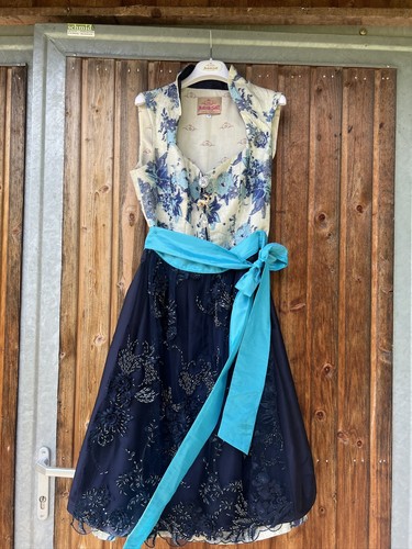 Astrid söll dirndl creme blau - astrid,