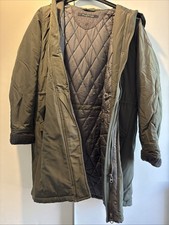 Parker Winter Anorak Grau Grün Marc O’Polo M Damen Kaputze Gefüttert Warm 