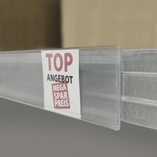 Preisleisten 10x neu 5cm x 0,5m Klebestreifen  selbstklebend Preisschiene