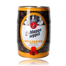 Schlappeseppel Kellerbier Partyfass 5,0l, alc. 5,5 Vol.-%