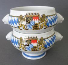 2x Löwenkopf Terrine Weißwursttopf Seltmann Weiden Compact Bayern 440 ml