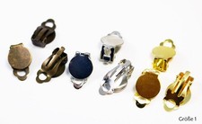 INWARIA Ohrclips Rohlinge Ohrklemme 10 Stück/5 Paar Ohrclips Ohrhaken, S18