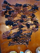 Troddeln Quasten Raffhalter Orientalisch Original von alten Teppich