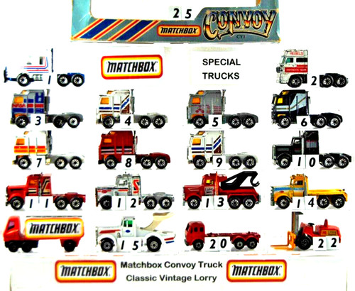 Diverse matchbox convoy - diverse,