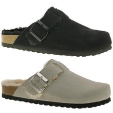 Clog Hausschuh Kunstfell