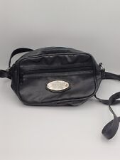Daniel Ray Vintage Leder Handtasche Umhängetasche schwarz Retro 90er