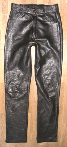 Damen lederjeans biker - lederjeans,