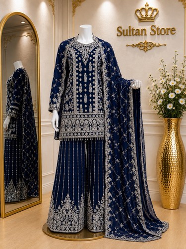 Damen abendkleid punjabi - damen,