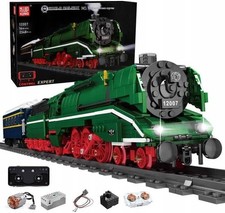 Mould King 12007 German Express Zug Dampflokomotive Klemmbausteine Spielzeug MOC