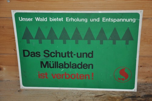 Altes schild ddr - altes,