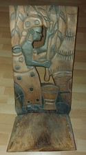 2 afrikanische Steckstühle 