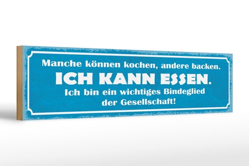 Holzschild spruch 46x10 - holzschild,