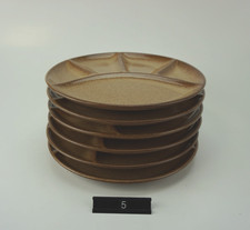 6 Winterling Fondueteller Käsefondue Antipasti Grill Teller Vintage Keramik ✅