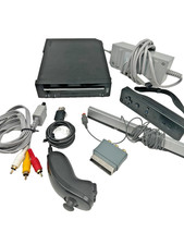 Nintendo wii schwarz - wii, rvl-001