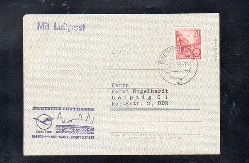 Dlh lufthansa ddr erstflug - ddr,