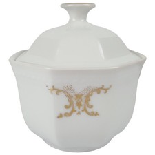 Zuckerdose Golddekor