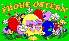 Fahne Flagge Frohe Ostern