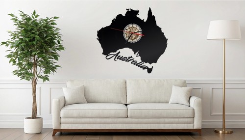 Wanduhr australien schild deko - australien,