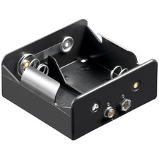 Batterie-/Akku-Halter für 2 x Mono-Zellen D mit Druckknopf-Anschluß von goobay