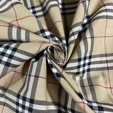 100 % Baumwolle Tartan Material TH Designer Archiv Kleid Handwerk Quilten Stoff 58 Zoll