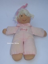 SIGIKID Puppe Stoffpuppe rosa weiß kariert ca. 20 cm *