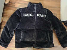 Damen Karl Kani Fake Fur Puffer Winterjacke Gr.M