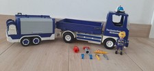 Playmobil THW LKW mit Anhänger,  Blinklicht und einer Figur