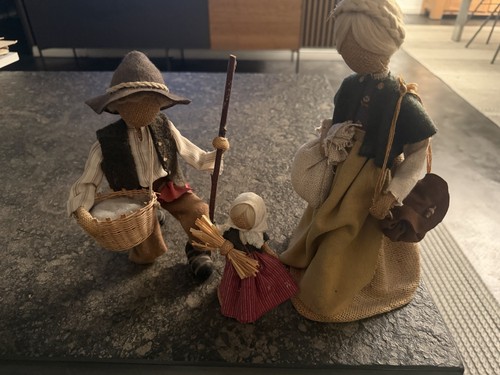 Rupfenpuppen paar mit kind - rupfenpuppen,