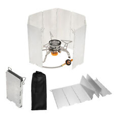 Aluminium Windschutz Campingkocher Gaskocher faltbar Outdoor Alu Falt-Windschutz