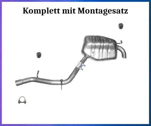 Endschalldämpfer mercedes - r,