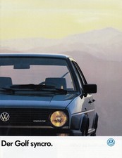 VW GOLF SYNCRO 4x4 II 2