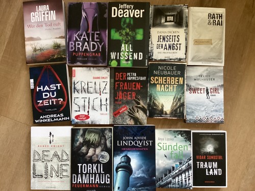 Bücherpaket krimis thriller - bücherpaket, krimis/thriller