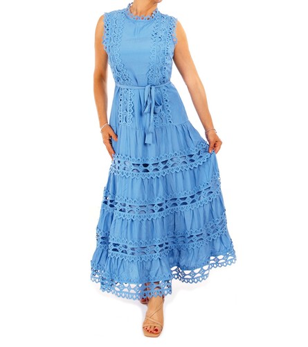 Neu kornblumenblau broderie - neu,