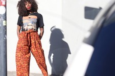 Vintage High Waist Hose mit