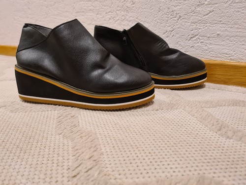 Plateau stiefeletten schwarz - plateau,