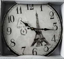 Wanduhr paris motiv deko - wanduhr,
